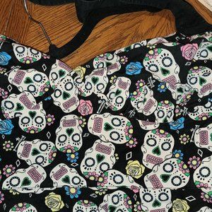 Hell Bunny Sugar Skull Halter Dress